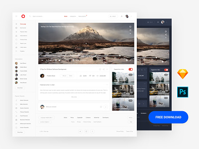Free Template admin base elements dashboard download interface photoshop psd sketch style guide symbols template ui ui kit ui8 ux ux kit xd