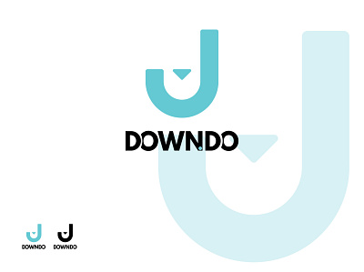 DownDo_ Website Logo branding design graphic design icon illustration logo typography ui ux vector