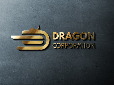 Dragon Corp_logo concept branding design graphic design icon illustration logo typography ui ux vector