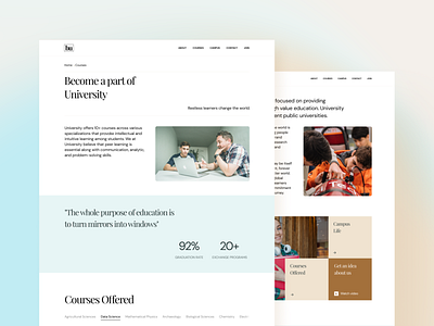 Brookside University; University Template Design