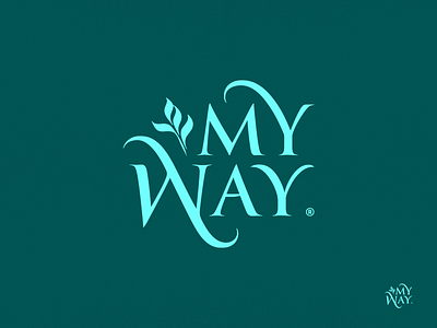 MyWay logo brand branding cosmetic design graphic design logo logotype mark natural soap symbol