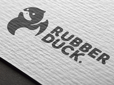 Rubber Duck - Logo Design Brand Mark Symbol brand design development duck logo mark negative research rubber space symbol