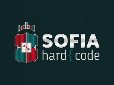 Sofia Hardcode - Logo Design Brand Mark Symbol blazon brand code design development hard logo mark shield sofia symbol web