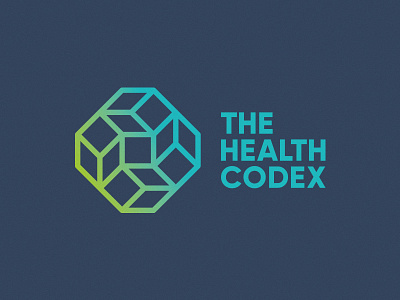 The Health Codex being codex cube geometry health logo mark sacred symbol well