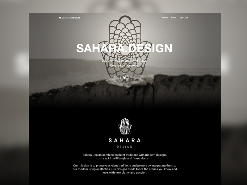 Sahara.Design branding by Noam Sa-Man on Dribbble