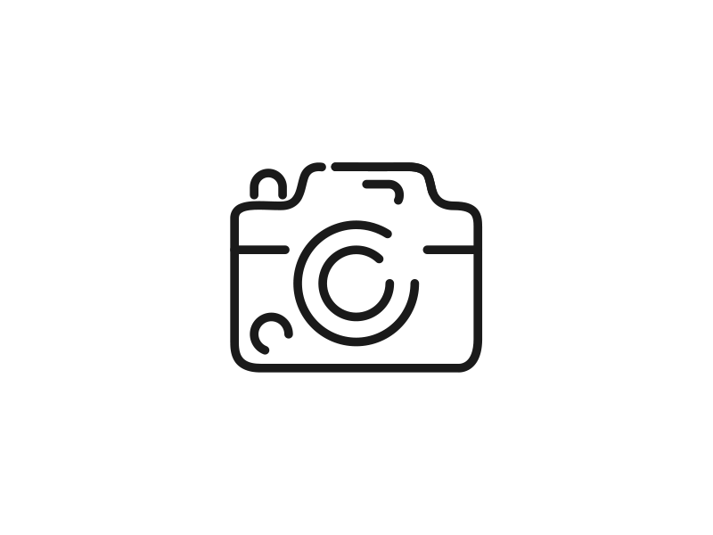 Animated Camera Icon Concept after effects animated animation concept experiment icon iconography interaction line loading indicator micro interaction minimalistic motion placeholder vectorial