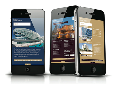 Essential Abu Dhabi interface ios ui
