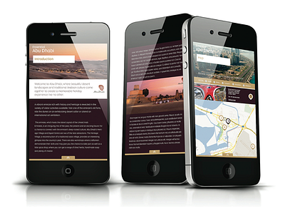 Essential Abu Dhabi app design interface ios ui