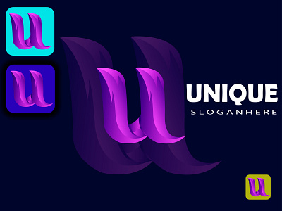 U 3d abstract leter 3d abstract logo app banner branding brochure business card design flyer graphic design icon illustration illustrator logo logo design social media campaign u u 3d abstract u letter logo vector