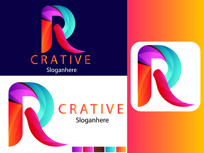 R 3d abstract letter logo 3d abstract logo banner branding brochure business card design flyer graphic design icon illustration illustrator logo logo design r 3d abstract r letter logo r logo social media campaign typography vector