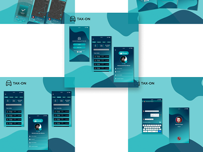 TAX-ON App graphic design ui ui design