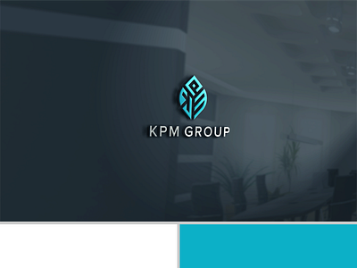 Logo design kpm group logo