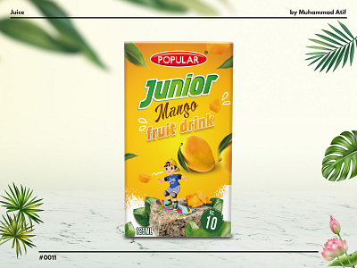 Junior juice box branding design graphic design