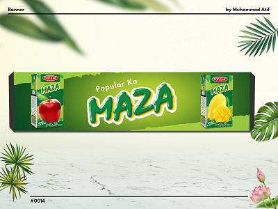 Maza banner design branding graphic design