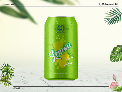 lemon can branding graphic design