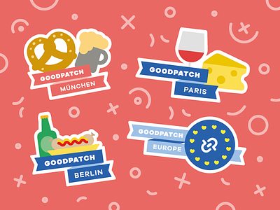 GP Europe – Sticker Set illustration sticker