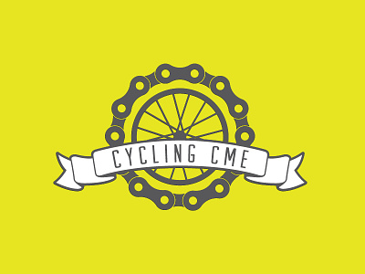 Cycling CME banner bikes branding chain cycling