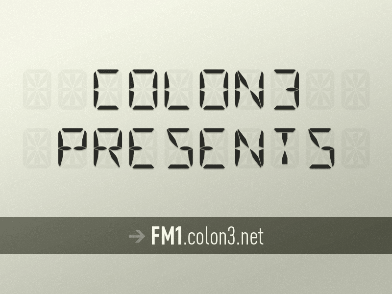 FM1 Font fourteen segment freebie lcd typeface