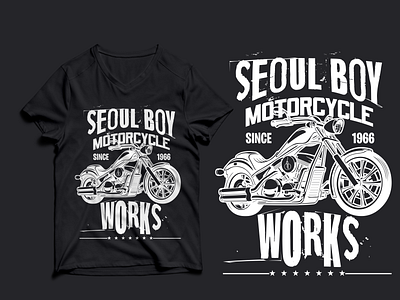 motorcycle t-shirt Design slogan