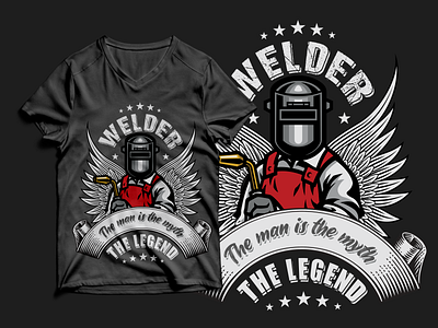 Welder t shirt design