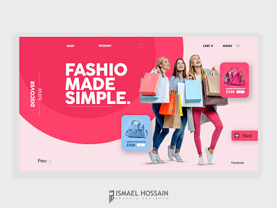 Fashion Website UI Design