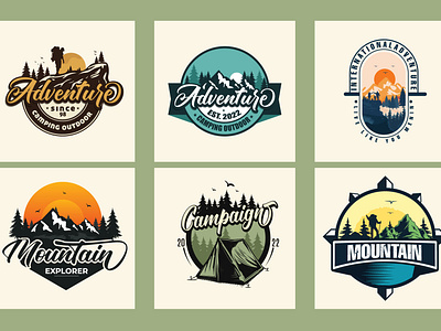 Adventure, outdoor, mountain, vintage travel T- Shirt design