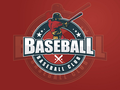Retro, Vintage, Badge, Sports, Logo Design baseball vintage branding creative logo maker retro badge logo vintage baseball logo