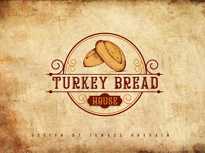 Bread Vintage Badge Logo Design