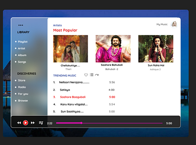 Music Player App ui