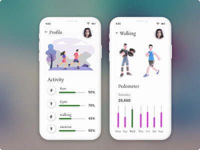 WORKOUT TRACKER #dailyui #day 41 3d animation graphic design logo motion graphics ui