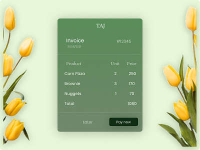 IINVOICE #dailyui #day 46