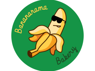 Logo - Bananarama Bakery branding design graphic design illustration logo typography vector