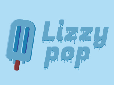 Logo - Lizzy pop branding design graphic design illustration logo typography vector