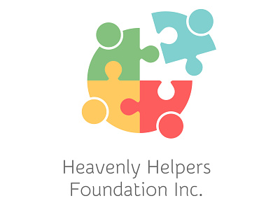 Logo - Heavenly Helpers Foundation Inc. branding design graphic design illustration logo typography vector