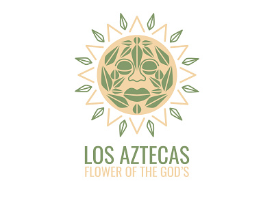 Logo - Los Aztecas branding business design flower graphic design illustration logo typography vector