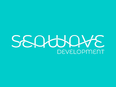 Logo - Seawave Development branding coast design graphic design illustration logo sea seawave sun typography vector wave