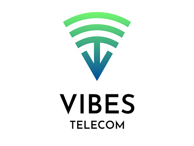 Logo - Vibes Telecom branding communication design graphic design illustration logo typography vector vibes