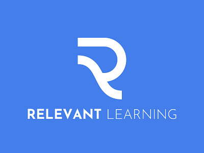 Logo - Relevant Learning branding company design e learning graphic design illustration logo study typography vector