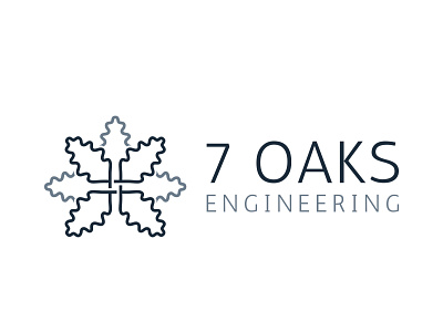Logo - 7 Oaks Engineering branding company design engineering graphic design illustration logo oaks typography vector