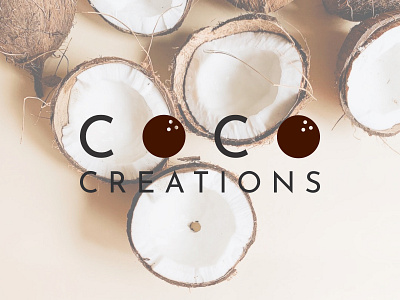 Logo - Coco Creations brand identity branding coco coconut design graphic design illustration logo logo design logotype minimal logo modern logo simple logo typography vector