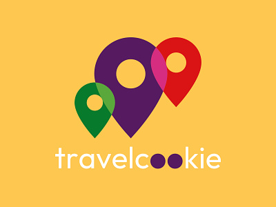 Logo - Travelcookie booking branding cookie design graphic design illustration logo travel typography vector website
