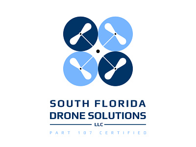 Logo - South Florida Drone Solutions 3d branding company design drone florida graphic design illustration llc logo photo real estate solutions south typography vector