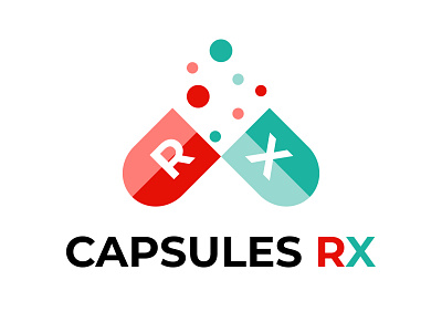 Logo - Capsules RX branding design fonts graphic design health illustration logo pharmacy typography vector