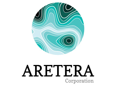 Logo - ARETERA Corporation branding business company consulting design earth future graphic design holding illustration logo typography vector