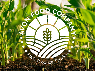 Logo - Avon Food Company agriculture american branding design food graphic design illustration logo package packaging produce typography vector