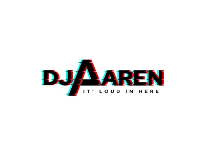 Logo - DJ Aaren branding design dj electro graphic design illustration logo music typography vector