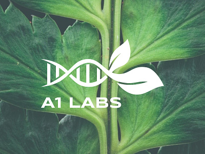 Logo - A1 Labs agriculture branding design dna food graphic design illustration labo leave logo science typography vector