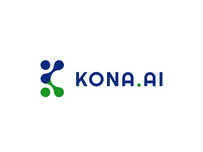 Logo - Kona.AI ai branding clean company design graphic design illustration logo simple software sophisticated technology typography
