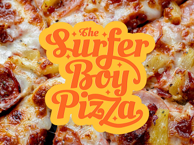 Logo - Surfer Boy Pizza branding design graphic design illustration logo pizza pizzeria stranger stranger things things typography vector