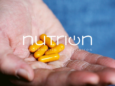 Logo - NutriOn branding design food graphic design healthy illustration logo medical nutrition typography vector